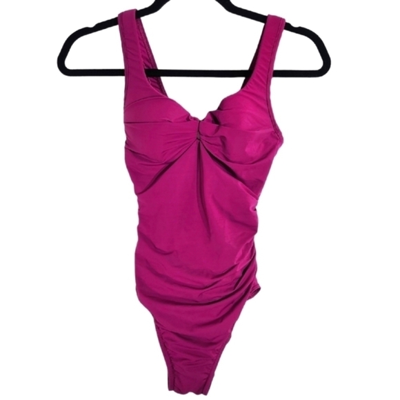 Lands End One Piece Swimsuit Size 4 Purple New Without Tags Vacation Pool Beach - Picture 1 of 12